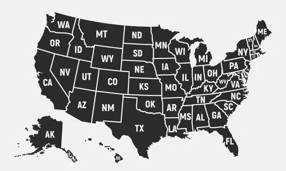 the names of the states in America